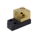 [1519-028]-Corner Block, Brass with Black Base, W/ 2 screws, PP-48ST, PP1519, PP76ST, PP1518