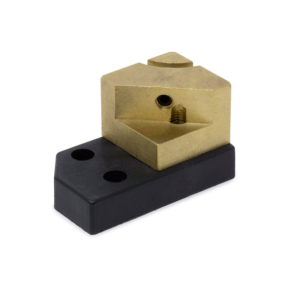 [1519-028]-Corner Block, Brass with Black Base, W/ 2 screws, PP-48ST, PP1519, PP76ST, PP1518